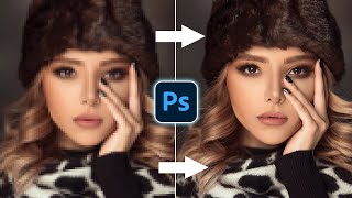 Easily Convert Low To High Resolution Photos In Photoshop [upl. by Braynard]