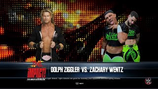 TNA Impact Nic Nemeth vs Zachary Wentz w Trey Miguel [upl. by Sialac]