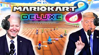 US Presidents Play Mario Kart 8 Deluxe NEW TRACKS [upl. by Sinnej]