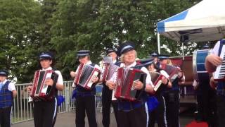 Forth Bridges Accordion Band at Grangemouth Gala 2013 [upl. by Aenit312]