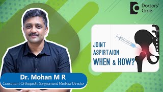 KNEE JOINT ASPIRATION for Arthritis Pain Relief amp Diagnosis jointpain Dr Mohan MRDoctors Circle [upl. by Mayworm]