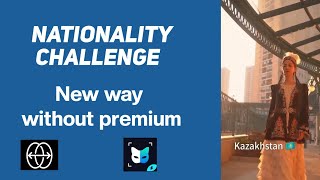 how to do Nationality Challenge viral reel  how Id look in different nationalities reel tutorial [upl. by Richer]