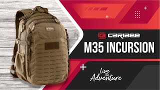 Caribee M35 Incursion Backpack  Product Tour [upl. by Bara]