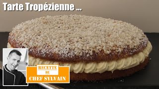 Tarte tropézienne  Recette par Chef Sylvain [upl. by Gilder]