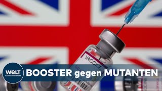 DRITTE CORONAIMPFUNG Im Herbst  Briten sollen BoosterImpfungen gegen Mutationen bekommen [upl. by Moore467]