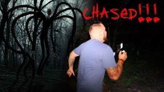 WE WERE CHASED IN THE SLENDER MAN FOREST [upl. by Alver]