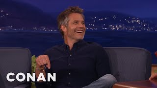 Have Dinner With Timothy Olyphant amp Fight Cancer  CONAN on TBS [upl. by Christiansen]