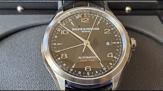 Baume amp Mercier Clifton Dual Time Unboxing and Initial Impressions [upl. by Denoting632]