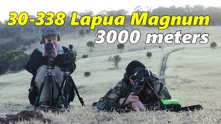 30338 Lapua Magnum at 3000 meters [upl. by Ribak13]