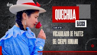 CURSO GRATUITO DE QUECHUA BÁSICO  Clase N°06  Vocabulario del cuerpo humano [upl. by Eednarb389]