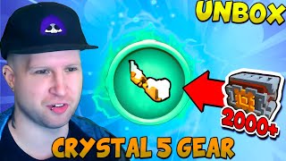 MY FIRST CRYSTAL 5 IN TROVE  Unboxing Over 2000 Gearcrafters Vault Boxes [upl. by Siward]