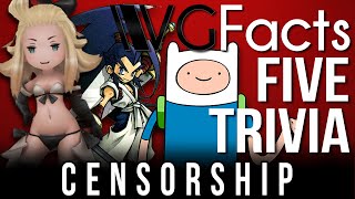 5 Censorship Trivia  VG Facts Five Trivia Feat Caddicarus [upl. by Osicnarf209]