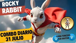 🔶🚀ROCKY RABBIT COMBO DIARIO 31 DE JULIO🚀 [upl. by Bamby488]