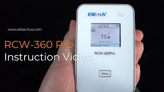 How to Use the Wireless Data Logger RCW360 Pro [upl. by Eelanej666]