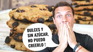 GALLETAS de AVENA CRUJIENTES 💥 Postre Sin AZÚCAR 💪 Receta Macrobiótica  Vegano Fácil y Rápido [upl. by Navoj216]