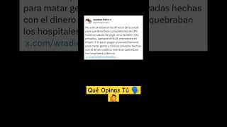 Mensaje 📩 Del Presidente Petro Los Dueños De Las EPS Se Robaron El Dinero De Los Colombianos [upl. by Doownil]