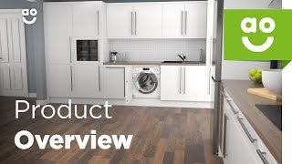 Hoover Integrated Washer Dryer HBWD8514DC Product Overview  aocom [upl. by Yank]