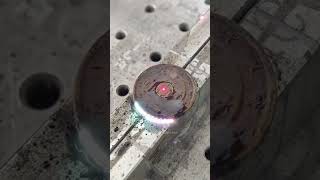 Satisfying laser rust romoval video lasermarkingmachine [upl. by Noivart619]