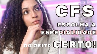 COMO ESCOLHER UMA ESPECIALIDADE DO CFS  Como os alunos da EEAR escolhem a especialidade na Formação [upl. by Abigail]