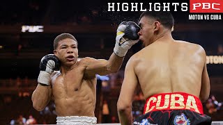 Moton vs Cuba HIGHLIGHTS March 30 2024  PBC on Prime [upl. by Joerg708]