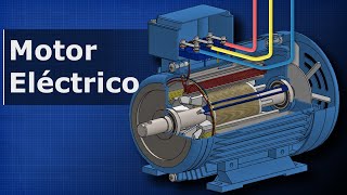 Cómo Funcionan los Motores Eléctricos  Motores de Inducción de CA Trifásicos Motor de CA [upl. by Brinson]