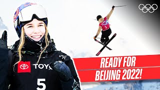 🇪🇪 Freestyle Ski Star Kelly Sildaru is Ready for Beijing 2022 ⛷  Snow Game  Ep5 [upl. by Anail]