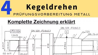 KANNST DU DIESEN KEGEL BERECHNEN   PRÜFUNGSAUFGABE  MASCHINENBAU  04 ✅ 💯 [upl. by Stillas140]