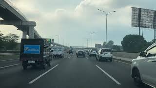 Jatikarya Bekasi to Pasar Rebo Toll Gate East Jakarta ❗️Nonstop Driving [upl. by Mahseh]