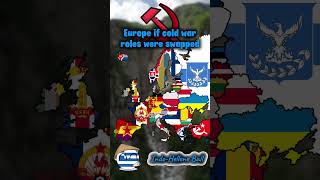 Cold war in Europe if roles were swapped mapping europe countryballs coldwar ArmeniaMapping [upl. by Lindly]