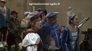 Je tayme ma belle ta danse me plaît Guillaume Costeley Les Agités du vocal Agde [upl. by Hege]