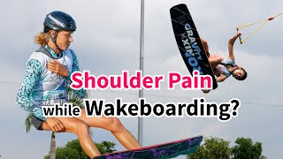 Exercises against SHOULDER PAIN in Wakeboarding [upl. by Llerehs]