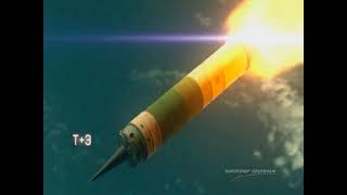 Animated Flight Sequence of a Minuteman III ICBM  Produced by Northrop Grumman 2007 [upl. by Name]