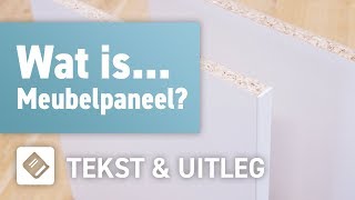 Wat is Meubelpaneel  OPMAATZAGENnl [upl. by Lewanna612]