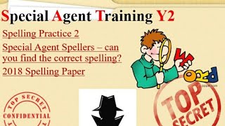 Year 2 Spellings SATs  Can you spot the correct spelling 2018 spellings set 1 [upl. by Menell]