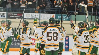 Humboldt Broncos vs Nipawin Nipawin Hawks 20182019 Season Opener Mini Movie [upl. by Auqemahs]