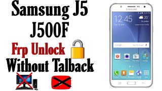 Samsung J5 SM J500 Frp UnlockGoogle Account Bypass Android 601 Without Talkback  Without Pc 🖥 [upl. by Olracnaig]