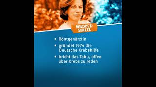 50 Jahre Deutsche Krebshilfe – Dr Mildred Scheel krebs scheels [upl. by Sharlene]