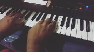 Sundari kannal oru sethi piano cover  sebin xavier [upl. by Airrehs]