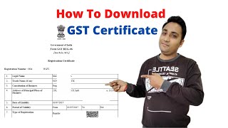 How To Download GST Certificate  GST Certificate GST  Dow GST Certificate 2022  Technical Tyagi [upl. by Whit]