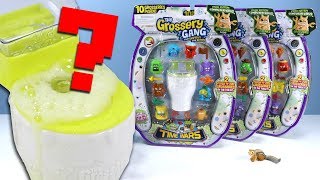 Grossery Gang Time Wars Flush n Fizz Grosseries Toilet Toys Moose [upl. by Karrah]