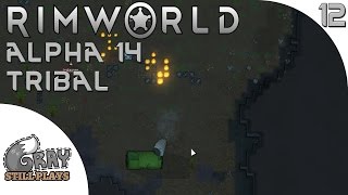 Rimworld Alpha 14 Tribal  Mechanoid Battle Fighting a Scyther and a Centipede  Part 12  Gameplay [upl. by Gaddi870]