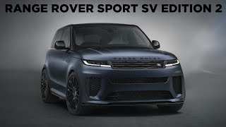 2024 Range Rover SPORT SV Edition TWO was revealed [upl. by Joslyn]