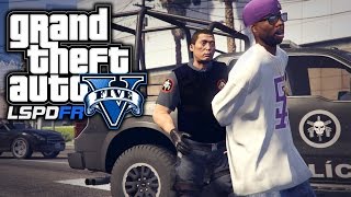 GTA V VIDA POLICIAL  BOPE em Abordagem enchendo bandidos de tiro  Ep19 LSPDFR [upl. by Valdis]