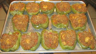 How to make New Orleans Stuffed Bell Peppers [upl. by Everick]