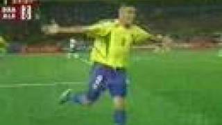 Brazil  Germany World Cup 2002 final second goal Ronaldo [upl. by Stafford629]