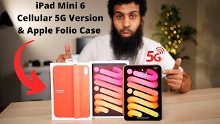 iPad Mini 6 WiFi  Cellular 256GB India Unboxing amp Review  Apple iPad Folio Case [upl. by Aiceila]