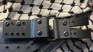 The Armatus Carry BELT DANGLER SYSTEM  Kydex Dangler made to fit Custom Kydex Sheaths [upl. by Haet644]