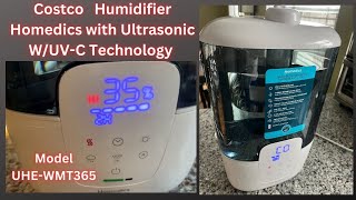 Homedics WarmCool Mist Ultrasonic and aroma therapy humidifier from Costco [upl. by Aranaj797]