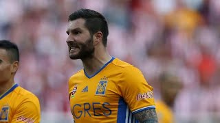 Gignac Scoring the most Outrageous Goals in Mexico [upl. by Lashoh308]