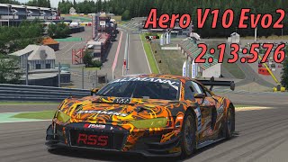 RSS GTM Aero V10 Evo2  Spa 213576  Assetto Corsa [upl. by Mccreary596]